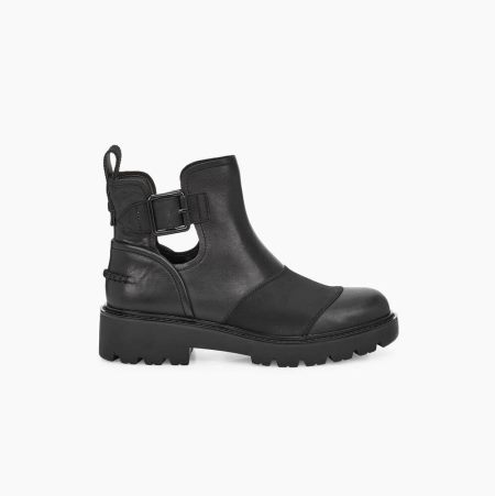 UGG Stockton Black Boots for Women (ZTLP84527)